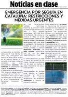 anteprima - Esercizi - Notizie in classe - Emergencia por sequía en Cataluña, Spagna - Pagina 1