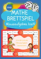 Vorschau - Mal- und Bastelvorlagen - Doppelpack "Brettspiel + Spiel- & Rätselmatte Minusaufgaben ZR 10" | Mathematik Klasse 1 | Mathe Spiele Klasse 1 | Anfangsunterricht - Seite 1