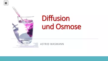 Vorschau - Arbeitsblätter - Diffusion und Osmose - Seite 1