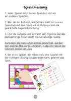 Vorschau - Spiele - Mathe Brettspiel "Plus und Minus bis 10": Mathematik Klasse 1 | Mathe Spiele Klasse 1 | Addition und Subtraktion bis 10 - Seite 2