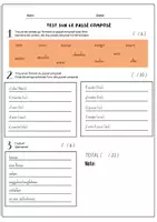 Vorschau - Test - Test zum passé composé - Deckblatt