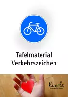 Vorschau - Präsentationen/Tafelbilder - Tafelmaterial Verkehrszeichen – Passend zur Fahrradprüfung - Deckblatt