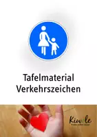 Vorschau - Präsentationen/Tafelbilder - Tafelmaterial Verkehrszeichen – Für Fußgänger - Deckblatt