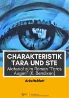 Vorschau - Arbeitsblätter - XXL-Sparpaket zum Roman „Taras Augen“ (K. Bendixen) – mit 43 Materialien zur Lektürebegleitung - Seite 1