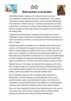 Vorschau - Arbeitsblätter - Weihnachten in anderen Ländern - Deckblatt