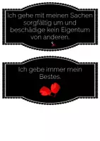 Vorschau - Bildkarten - Klassenregeln (10 Regeln) - Seite 2
