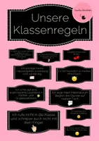 Vorschau - Bildkarten - Klassenregeln (10 Regeln) - Deckblatt
