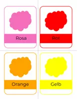 förhandsvisning - Fargerik verden: Flashcards på tysk - sida 1