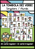 anteprima - Giochi - La tombola dei verbi - Singolare / Plurale - Pagina di copertina