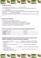 Aperçu - Feuilles d'exercices - Noticias en clase - Costa Rica - protection du climat- Espagnol - Page 2