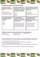 Aperçu - Feuilles d'exercices - Noticias en clase - Costa Rica - protection du climat- Espagnol - Page 3