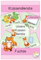 Vorschau - Anderer Materialtyp - Klassendienste - Fuchsklasse - Deckblatt