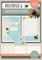 Vorschau - Arbeitsblätter - Briefpapier und Briefumschläge "Hummel" (4 Lineaturen) - Deckblatt