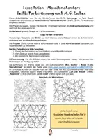 Vorschau - Arbeitsblätter - Tessellation: Mosaik mal anders (Teil 2 nach M.C. Escher) - Seite 2