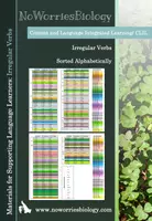 Vorschau - Fördermaterial/Inklusion - CLIL - Irregular Verbs - Alphabetically - Deckblatt