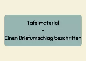 Vorschau - Arbeitsblätter - Einen Briefumschlag richtig beschriften - Seite 1