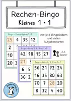 Vorschau - Spiele - Rechen Bingo Kleines 1x1 - Deckblatt