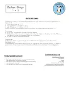 Vorschau - Spiele - Rechen Bingo Kleines 1x1 - Seite 1