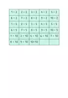 Vorschau - Spiele - Rechen Bingo Kleines 1x1 - Seite 3