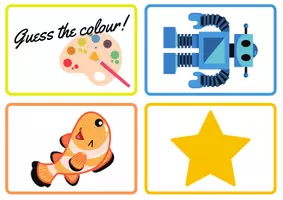 Vista previa - Juegos / Gamificación - Guess the Colour - ESL Vocabulary Game - página 1