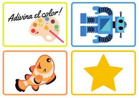 Aperçu - Jeux - Jeu Devinez la couleur en ESPAGNOL - Juego Adivina el color - Page 1