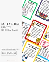 Vorschau - Bildkarten - Kreatives Schreiben – 40+ Schreibanlässe, Ideen & Fantasiekarten - Deckblatt