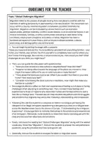 Vorschau - Stundenentwürfe - Migration as Global Challenge - Seite 1
