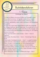 Vorschau - Arbeitsblätter - Material für Buchstabenstationen - 1. Klasse - Seite 2
