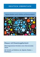 Vorschau - Klassenarbeiten - Klausur EF Materialgestütztes Schreiben Filterblasen - Deckblatt