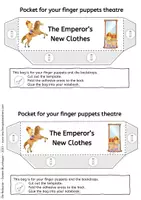 Vorschau - Mal- und Bastelvorlagen - Finger Puppets: Emperor's New Clothes - Fairy Tales - Des Kaisers neue Kleider - Seite 3