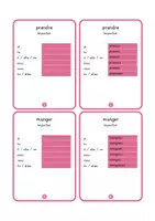 Aperçu - Apprentissages en autonomie - 50 fiches de verbes français - Imparfait (solutions incluses) - Page 2