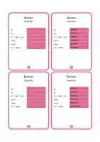 Aperçu - Apprentissages en autonomie - 50 fiches de verbes français - Imparfait (solutions incluses) - Page 3