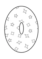 Aperçu - Matériel pour travaux manuels / dessin - Chiffres (0-9) - Mandala avec confettis (Carnaval) - Page de couverture