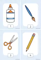 Vorschau - Arbeitsblätter - Lesespaziergang - Schulsachen (Klasse 1/2) - Seite 2