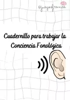 Vista previa - Hojas de trabajo - CUADERNILLO PARA TRABAJAR LA CONCIENCIA FONOLÓGICA - Portada