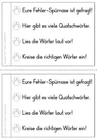 Vorschau - Arbeitsblätter - Materialpaket Fehler Spürnasen Lies genau Lesegenauigkeit Deutsch - Seite 3