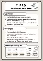 Vorschau - Arbeitsblätter - Spülen mit der Hand - Poster und Arbeitsblatt - Seite 2