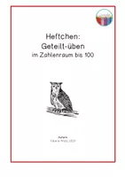 Vorschau - Arbeitsblätter - Heft 2 : Geteilt üben im Zahlenraum bis 100 - Deckblatt
