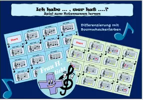 Vorschau - Arbeitsblätter - Ich habe ..., wer hat...? - Spiel zum Notennamen lernen - Deckblatt