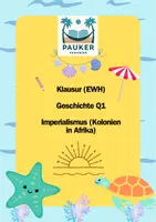 Vorschau - Klassenarbeiten - Mündliche Prüfung mit EWH - Geschichte Q1: Kolonialismus - Deckblatt