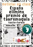 Aperçu - Feuilles d'exercices - nouvelles en classe - Espagne, corrida - Page de couverture