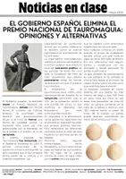 Aperçu - Feuilles d'exercices - nouvelles en classe - Espagne, corrida - Page 1