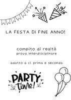 anteprima - Compiti in classe/Test - Compito di realtà_ festa di fine anno! - Pagina di copertina