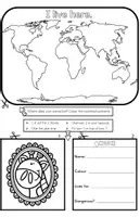 Vorschau - Arbeitsblätter - Zoo Animals A-Z - Giraffe Lapbook - Seite 3