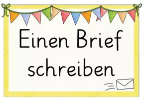 Vorschau - Poster - Einen Brief schreiben: Tafelmaterial & Wortspeicher - Seite 2