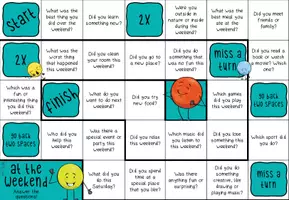 Vorschau - Spiele - Boardgame: At the Weekend (Simple Past) (speaking activity) - Seite 3