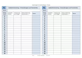 Vorschau - Arbeitsblätter - Zusatzmaterialien und Anleitungen für die Trainings 1 bis 3 mit Bildwort-Tafelkarten - Seite 3