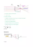 Aperçu - Feuilles d'exercices - Les lentilles minces - Page 1