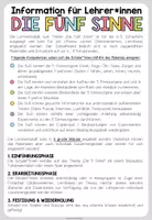 Vorschau - Stundenentwürfe - 5 Sinne – Lernwerkstatt zu Sinnesorganen, Auge, Ohr, Nase, Haut und Zunge | 3.–5. Schulstufe - Seite 2