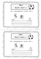Vorschau - Unterrichtsreihen - Miniheft Buchstabe ß 1.Klasse, 2.Klasse, DaZ Lernwörter, Rechtschreibung - Seite 1